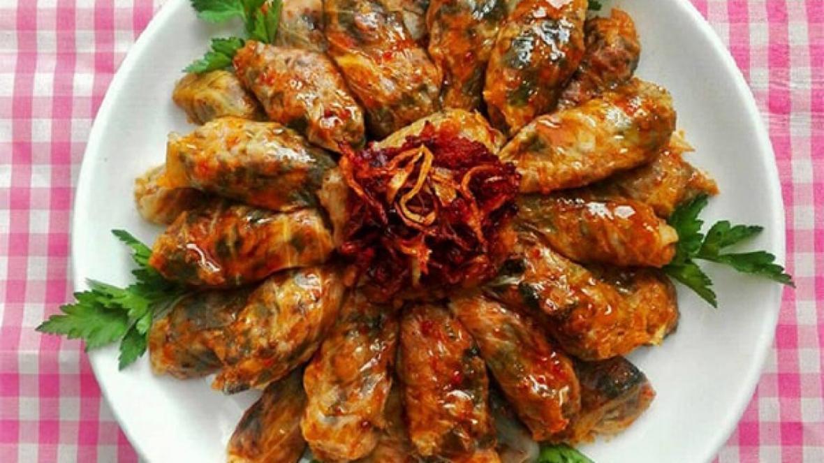 طرز تهیه دلمه برگ کلم