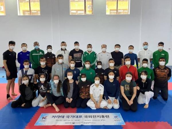 سرانجام کمپ تمرینی کاراته قزاقستان، تدریس صافی در آلماتی